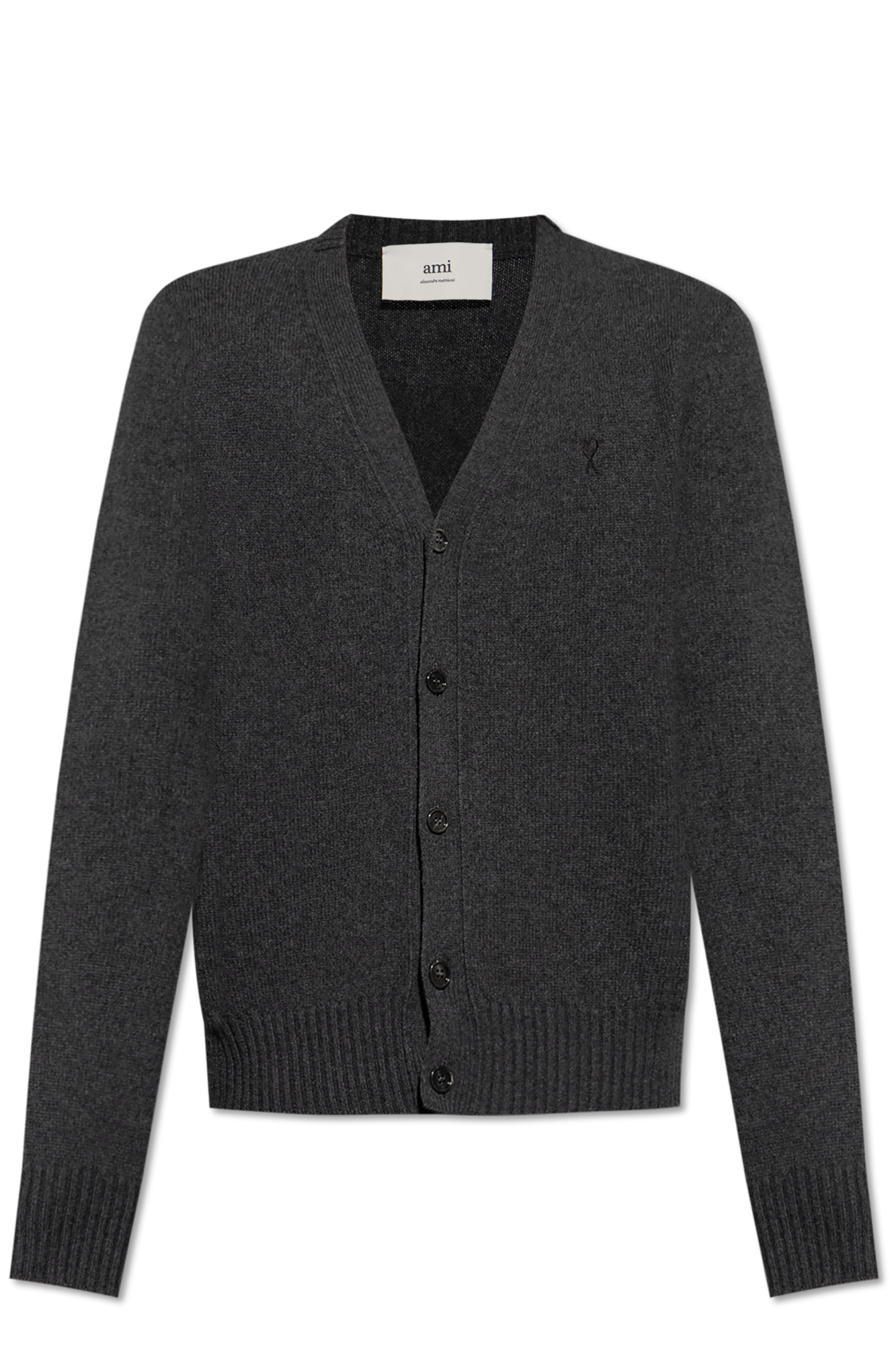 【送料&関税込】Ami Alexandre Mattiussi Wool And Cashmere Co Ami Alexandre Mattiussi Cashmere cardigan | Men's Clothing